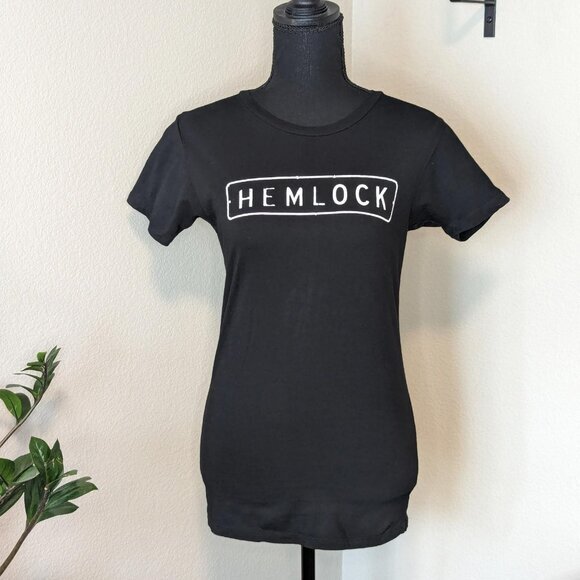 Alternative Apparel "Hemlock" Black T Shirt - Picture 1 of 5